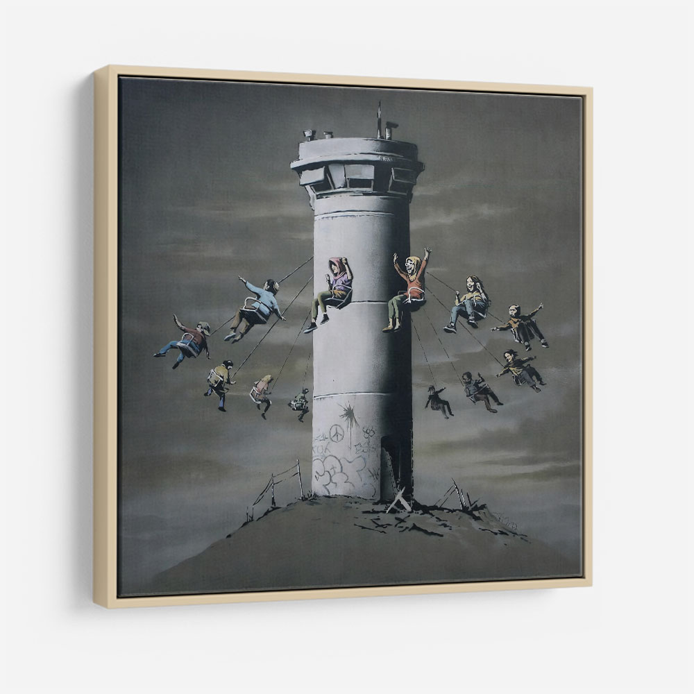 Walled Off Hotel Watchtower Banksy Wall Art Walled Off Hotel Watchtower Banksy Wall Art